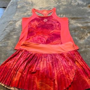 Bidi Badu tennis skirt and racer back tank set